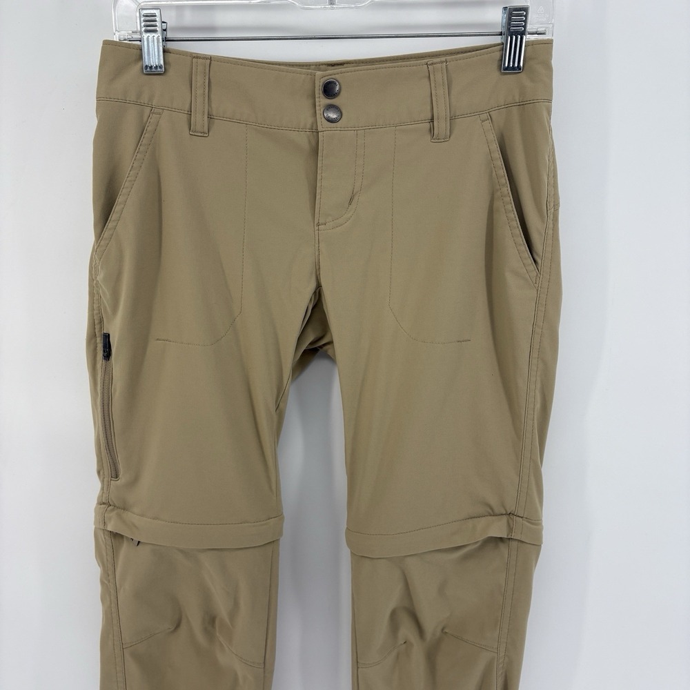 Columbia Omni-Shield Convertible Pants Beige Utility Tech Stretch Women 2 - Picture 2 of 10